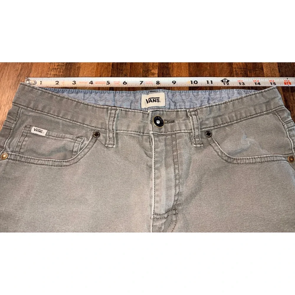 Vans Off The Wall Mens Skate Shorts Olive Green Canvas Size 32 VN0A7S2WSQ8